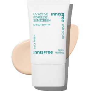 이니스프리 New 유브이 액티브 포어리스 선스크린 SPF50+ PA++++, 50ml, 1개