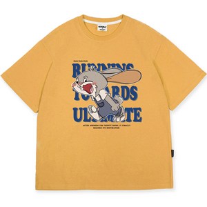 오티디 오버핏 16수 러닝레빗 반팔 티셔츠