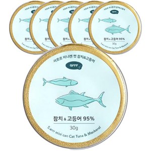 동원아르르 고양이 3개월~전연령 미니캔, 생선, 30g, 6개