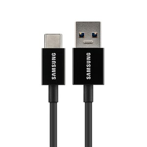 삼성전자 USB 3.0 to Type-C 케이블 SU-AC3010, 1m, 블랙, 1개