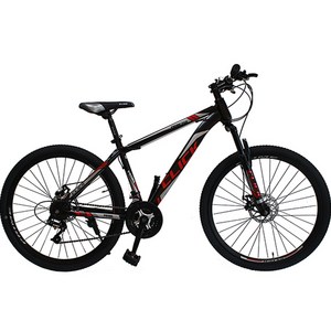 클릭 2023년형 프라임 26D MTB 자전거 반조립, 블랙 + 레드, 170cm, 1개