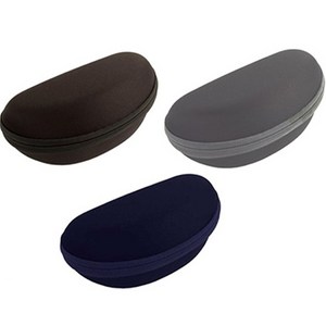 소프트 라운드 지퍼 휴대용 선글라스 안경 케이스 3종 세트
