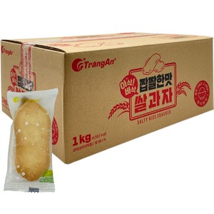 짱안 아삭바삭 짭짤한맛 쌀과자, 1kg, 1개