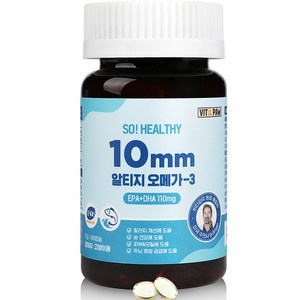 비타파우 반려동물 쏘헬시 10mm 영양제, 180회분, 오메가3, 1개