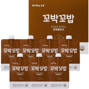 비브리브 꼬박꼬밥 챙겨먹는 한끼쉐이크 밤, 40g, 7개