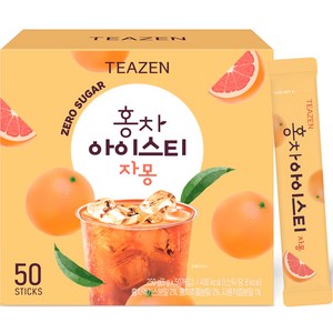 티젠 홍차 아이스티 분말 자몽, 5g, 50개입, 1개