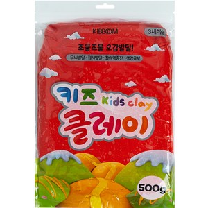 키즈 클레이, 빨강, 500g, 1개