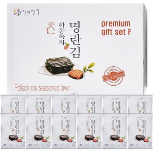 하동녹차 명란김 전장 선물세트 12p, 360g, 1개