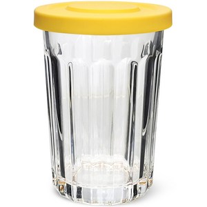 유리병 헥사 텀블자 옐로우, 550ml, 1개