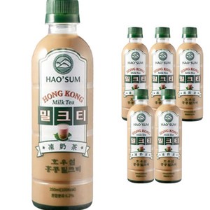 호우섬 홍콩 밀크티, 350ml, 6개