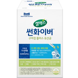 셀렉스 썬화이버 구아검 플러스 유산균 30p, 189g, 1개