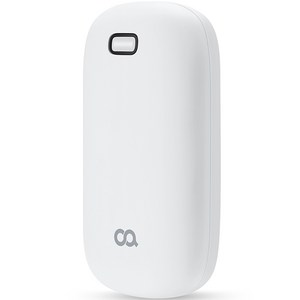 오아 쏙핸디난로 미니 USB 충전식 휴대용 손난로 보조배터리, OHW-003WH, 화이트