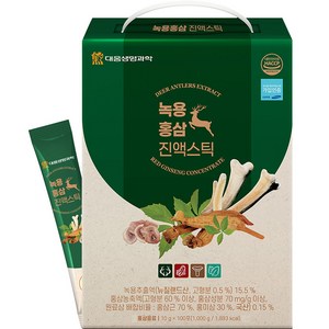 대웅생명과학 녹용홍삼 진액스틱 100p, 1kg, 1개