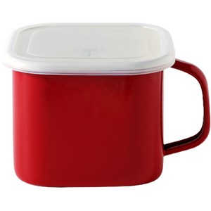 세븐키친 인덕션 법랑 보관용기 캐니스터 IH 라면냄비 2.2L, 1개, 18.5 x 15.5 x 12 cm