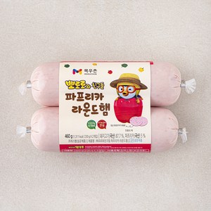 목우촌 뽀로로와 친구들 파프리카 라운드햄, 460g, 1개