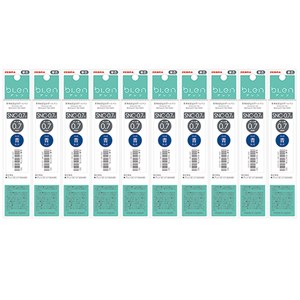 블렌 3C/ 2+S 전용 리필심 SNC-0.7 0.7mm, 블루, 10개