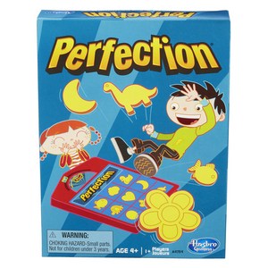 해즈브로게이밍 아동용 퍼펙션 클래식 보드게임, 혼합색상