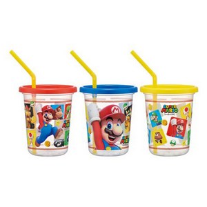 스케이터 SIH3ST 시피컵 3종 세트 슈퍼마리오, YELLOW, BLUE, RED, 320ml, 1세트