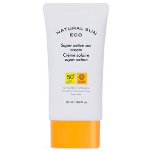 더페이스샵 내추럴 선 에코 슈퍼 액티브 선크림 SPF50+ PA+++, 50ml, 1개