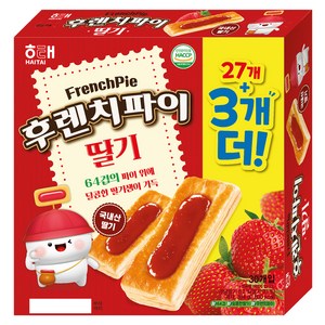 해태제과 후렌치파이 딸기, 384g, 1개