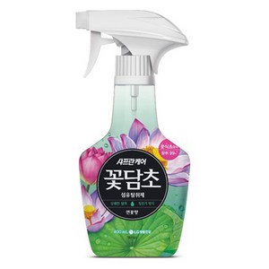 샤프란 케어 꽃담초 섬유탈취제 연꽃향, 400ml, 1개