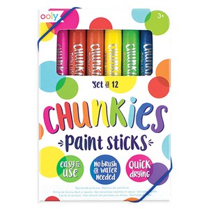 울리 청키 페인트 스틱 chunkies paint sticks, 1세트, 12색