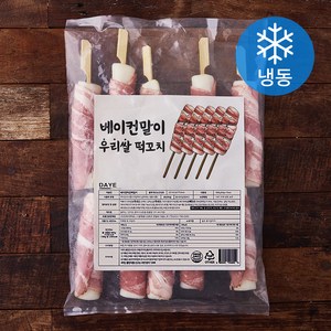 다예 베이컨말이 우리쌀 떡꼬치 (냉동), 600g, 1개