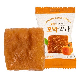 호박으로 만든 호박약과, 15g, 60개