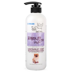 포켄스 포메라니안 전용 샴푸 앤 린스, 550ml, 1개