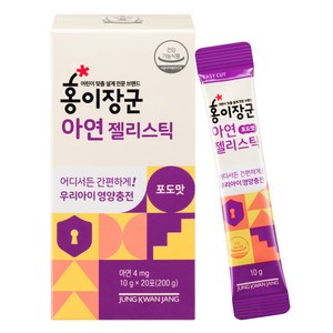 홍이장군 정관장 아연 젤리스틱 20p, 200g, 1개