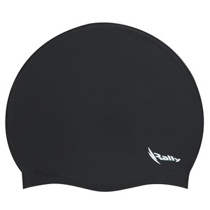 랠리 실리콘 수영모자 KRUC100, BLACK, 1개