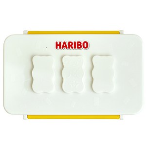 하리보 골드베렌 1단 베이직 런치박스, 옐로우, 1개