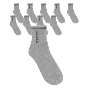 가나양말 남성용 스포츠로고 중목양말 10켤레