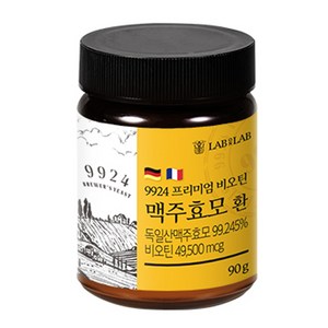 랩온랩 9924 프리미엄 비오틴 독일산 맥주효모 환 보틀형 60p, 90g, 1개