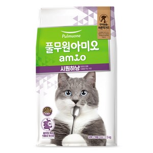 아미오 전연령 시원하냥 고양이 건식사료, 1.5kg, 1개, 닭