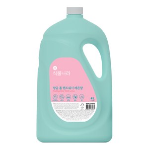 식물나라 향균 폼 핸드워시 레몬향, 1개, 4L