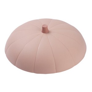 마미스테이블 전자레인지 오븐 전용 식품실리콘 호박뚜껑, 피치, 1개