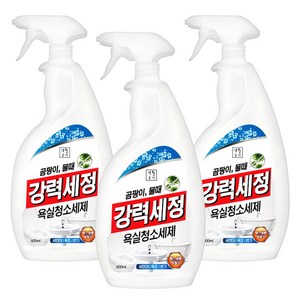 생활공식 강력세정 욕실청소세제, 3개, 600ml