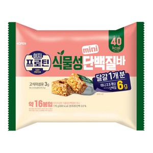 이지프로틴 식물성 미니 단백질바, 1개, 176g