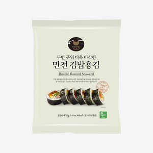 만전김 두번구운 김밥용김 10p, 25g, 1개