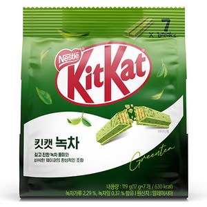 KitKat 녹차 초콜릿, 119g, 1개