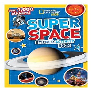 Supe Space Sticke Activity Book, Natl Geogaphic Soc Childens books