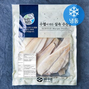 수협 누리해찬 실속 가자미살 (냉동), 1kg, 1개