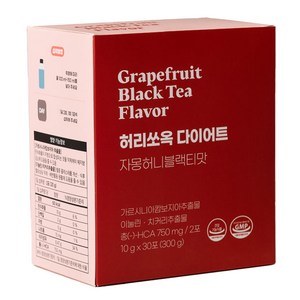 HEALTHOUSE 허리쏘옥 다이어트 자몽허니블랙티맛 30p, 300g, 1개