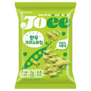 JOEE 완두 크리스피칩, 52g, 1개