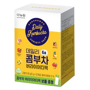 다농원 데일리 콤부차 버라이어티팩, 5g, 12개입, 1개