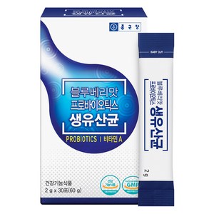 종근당 블루베리맛 프로바이오틱스 생유산균 30p, 60g, 1박스