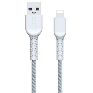 IZNC USB A타입 애플8핀 5A 고속충전케이블 C66, 1m, 화이트, 1개