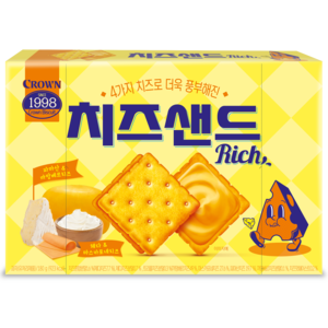 크라운 치즈샌드 리치, 180g, 1개