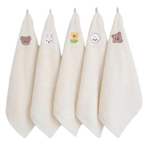 데일리맘 고리수건 5종 세트, 혼합색상, 1세트